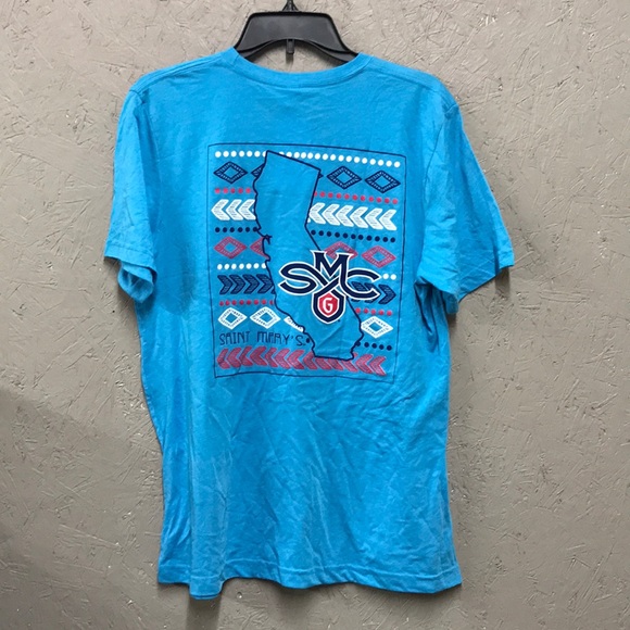 Saint Mary’s Gales Aztec Square Triblend Tee NWT L - Picture 5 of 5